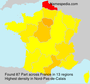 Surname Part in France Surname Part in France