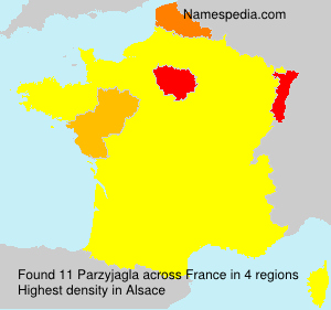 Surname Parzyjagla in France Surname Parzyjagla in France