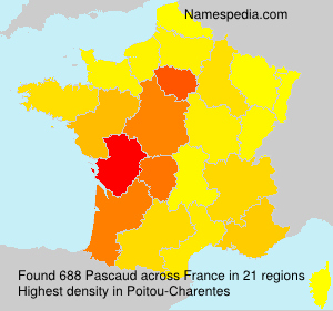 Surname Pascaud in France Surname Pascaud in France