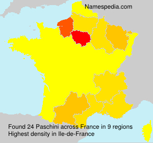 Surname Paschini in France Surname Paschini in France