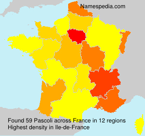 Surname Pascoli in France Surname Pascoli in France
