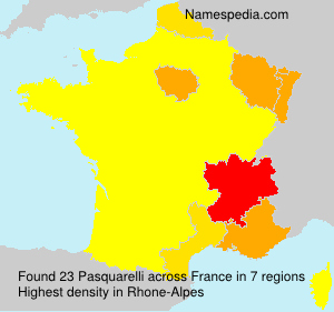 Surname Pasquarelli in France Surname Pasquarelli in France
