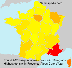 Surname Pasquini in France