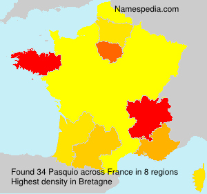 Surname Pasquio in France Surname Pasquio in France
