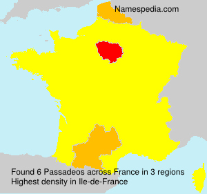 Surname Passadeos in France