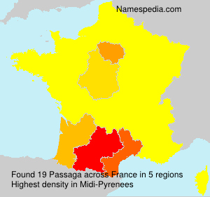 Surname Passaga in France Surname Passaga in France