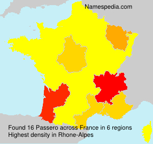 Surname Passero in France Surname Passero in France