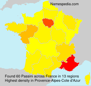 Surname Passini in France Surname Passini in France