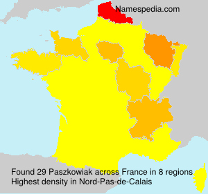 Surname Paszkowiak in France Surname Paszkowiak in France