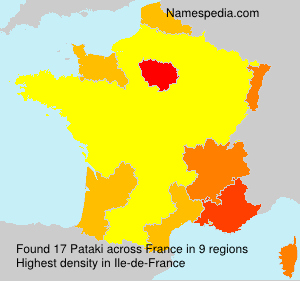 Surname Pataki in France Surname Pataki in France