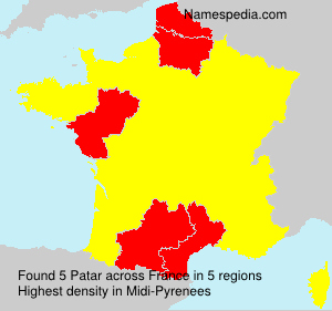 Surname Patar in France Surname Patar in France
