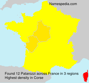 Surname Patarozzi in France Surname Patarozzi in France