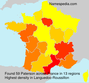 Surname Paterson in France Surname Paterson in France