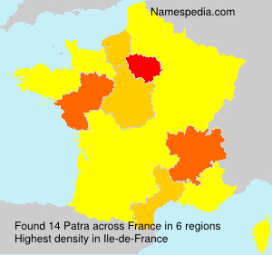 Surname Patra in France Surname Patra in France