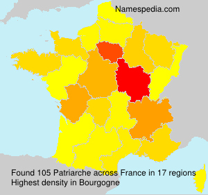Surname Patriarche in France Surname Patriarche in France