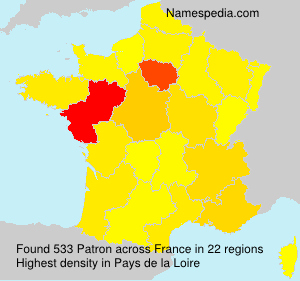 Surname Patron in France Surname Patron in France