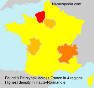 Surname Patrzynski in France Surname Patrzynski in France