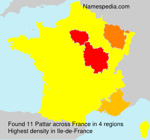 Surname Pattar in France Surname Pattar in France