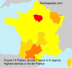 Surname Pattaro in France Surname Pattaro in France