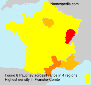 Surname Pauchey in France Surname Pauchey in France