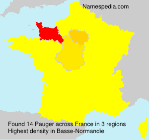 Surname Pauger in France Surname Pauger in France