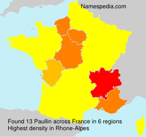 Surname Paullin in France Surname Paullin in France
