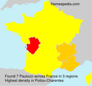Surname Paulucci in France Surname Paulucci in France