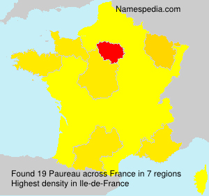 Surname Paureau in France Surname Paureau in France