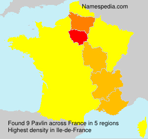 Surname Pavlin in France Surname Pavlin in France
