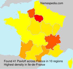 Surname Pavloff in France Surname Pavloff in France