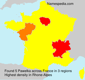 Surname Pawelka in France Surname Pawelka in France
