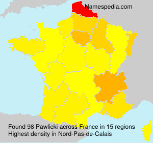 Surname Pawlicki in France Surname Pawlicki in France