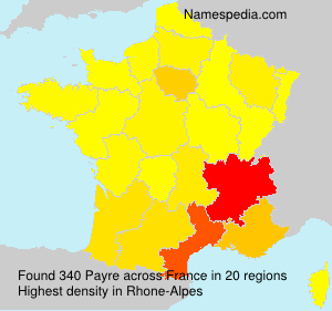 Surname Payre in France Surname Payre in France