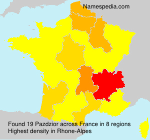 Surname Pazdzior in France Surname Pazdzior in France
