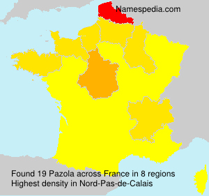 Surname Pazola in France Surname Pazola in France
