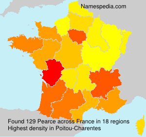 Surname Pearce in France Surname Pearce in France