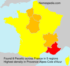 Surname Pecetto in France Surname Pecetto in France