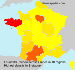 Surname Pecheu in France Surname Pecheu in France