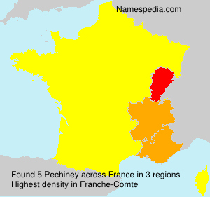 Surname Pechiney in France Surname Pechiney in France
