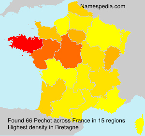 Surname Pechot in France Surname Pechot in France