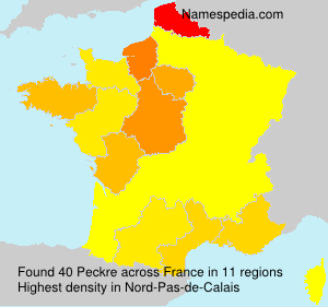 Surname Peckre in France Surname Peckre in France