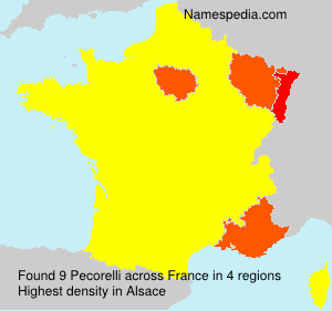 Surname Pecorelli in France Surname Pecorelli in France