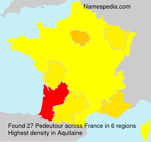 Surname Pedeutour in France Surname Pedeutour in France