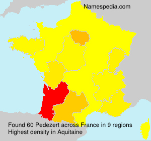 Surname Pedezert in France Surname Pedezert in France