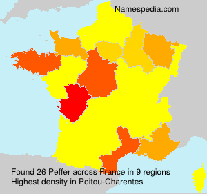 Surname Peffer in France Surname Peffer in France