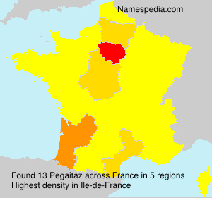 Surname Pegaitaz in France Surname Pegaitaz in France