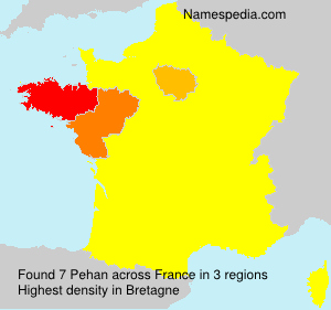 Surname Pehan in France Surname Pehan in France