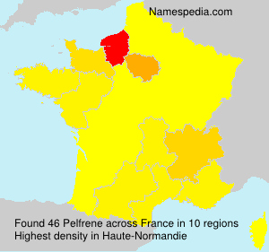 Surname Pelfrene in France Surname Pelfrene in France