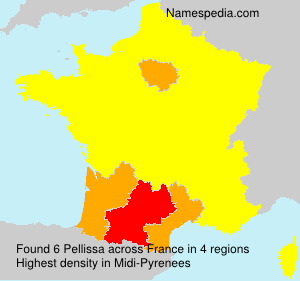 Surname Pellissa in France Surname Pellissa in France