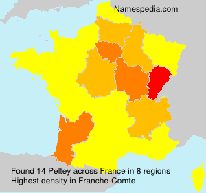 Surname Peltey in France Surname Peltey in France
